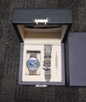 A Harbinger Marauder military style automatic wristwatch, with box.