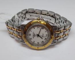 A Raymond Weil Tango stainless steel wristwatch, case diam. 43mm.