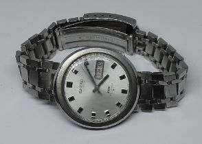 A Seiko DX automatic wristwatch.