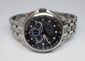 A Citizen Promaster Eco Drive stainless steel wristwatch, diam. approx. 48mm, stainless steel