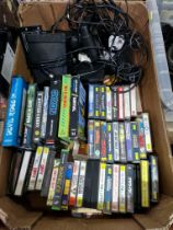 A Sinclair ZX Spectrum+ with assorted games