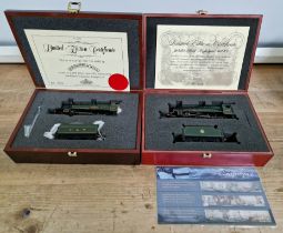 Two Bachmann Branch Line limited edition locos; Trafalgar and Ravingham Hall, with certificates & in