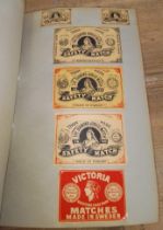 Sweden and Finland, four albums, extensive collection of matchbox labels, circa 1900 and later, full