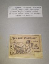 Czechoslovakia, five albums, extensive collection of matchbox labels, early to mid 20th century,