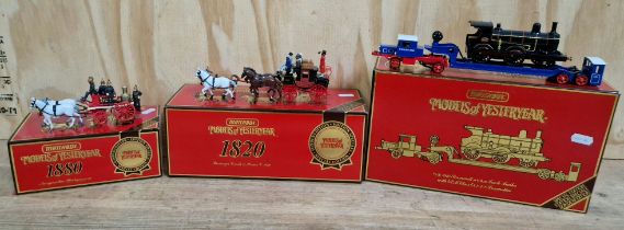 A group of three Matchbox Models of Yesteryear Special Edition models.