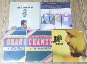 Five assorted Charles Mingus LPs, 1st/early UK pressings, VG+/Ex.