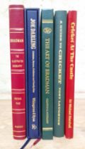 Five cricket books: Michael Page, Bradman The Illustrated Biography, Macmillan 1983, Whimpress &