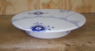 A Royal Copenhagen porcelain table centre stand, diam. 32.5cm and a limited edition Rosenthal