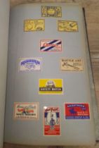 United States, Canada and Mexico, three albums, extensive collection of matchbook labels, approx.