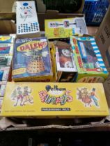 Various vintage toys, models and games including Computacar, Dalek,Marlborough wilts Pelham