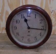 A Smiths Enfield round wall clock, retailer Borr & Sons Ltd Madras, diam. 36cm.