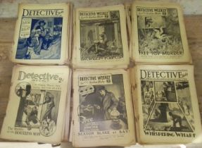 Sexton Blake Detective Weekly, approx. 124 nos. 2 - 130, 6 missing, circa 1933-1940.