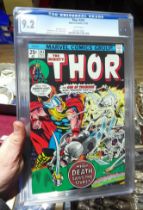 Marvel Comics, The Mighty Thor #241, CGC Universal Grade, graded 9.2 and slabbed.