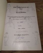J.R. Webber, The Chronicle of W.G. Grace, Tranters 1998, subscriber's edition no. 256/440, signed by