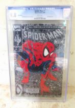 Marvel Comics, Spider-Man #1, CGC Universal Grade, graded 9.8 and slabbed.