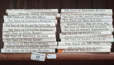 25 Beatrix potter books including Peter Rabbit etc