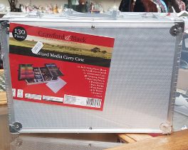 A 130 piece artist's mixed media carry case - unopened