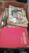 A box of Picturegoer magazines 1930s and 40s,and Film Review annuals.