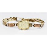 A ladies Imperial hallmarked 9ct gold wristwatch, gross weight 14.7g.