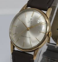 A 9ct gold Rolex Tudor Royal, case diameter 32mm, case back hallmarked and signed 'Rolex', 21
