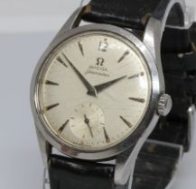 A stainless steel Omega Seamaster, ref. 2937, cal. 267, case diameter 36mm, manual wind movement,