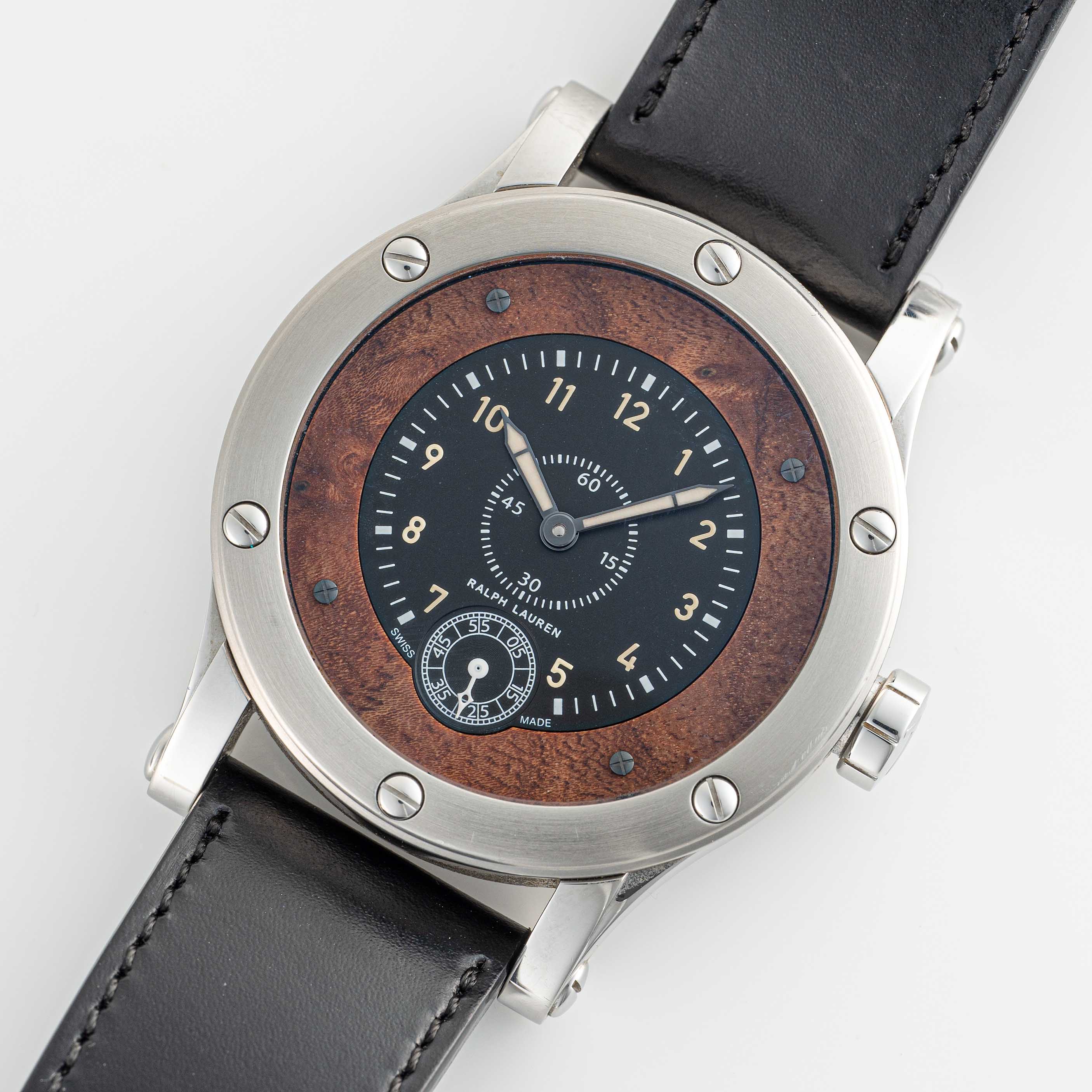 A GENTLEMAN'S STAINLESS STEEL RALPH LAUREN SPORTING CLASSIC 45 WRIST WATCH DATED 2011, REF. K02200/ - Image 3 of 5