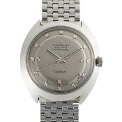 A GENTLEMAN'S SIZE STAINLESS STEEL ZENITH CAPTAIN AUTOMATIC CHRONOMETRE BRACELET WATCH CIRCA 1970