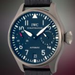 A GENTLEMAN'S SIZE TITANIUM IWC BIG PILOT 7 DAY WRIST WATCH CIRCA 2010, REF. IW500411 SPECIAL