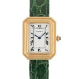 WITHDRAWN /// A RARE LADIES 18K SOLID GOLD CARTIER PARIS CRISTALLOR WRIST WATCH CIRCA 1970s, REF.