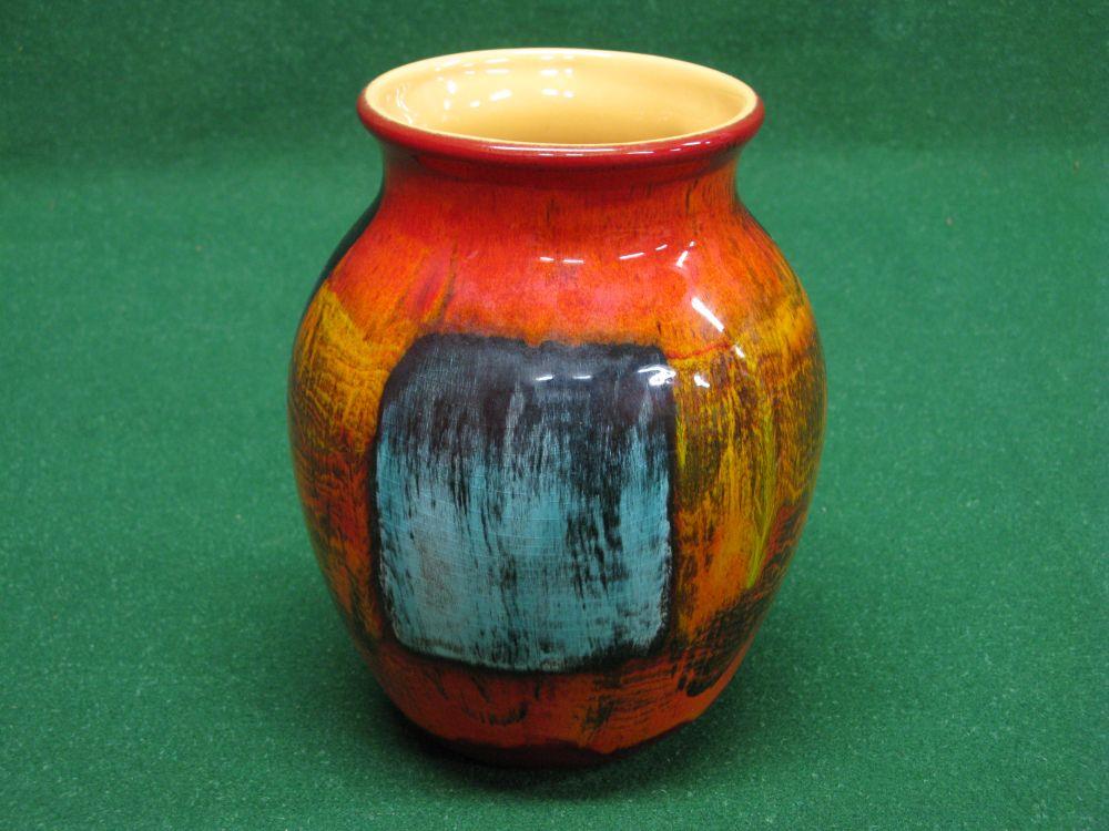 Poole Pottery Gemstone pottery vase - 9.75" tall Please note descriptions are not condition reports,