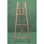 Bamboo picture easel having adjustable rests - 57" tall Please note descriptions are not condition