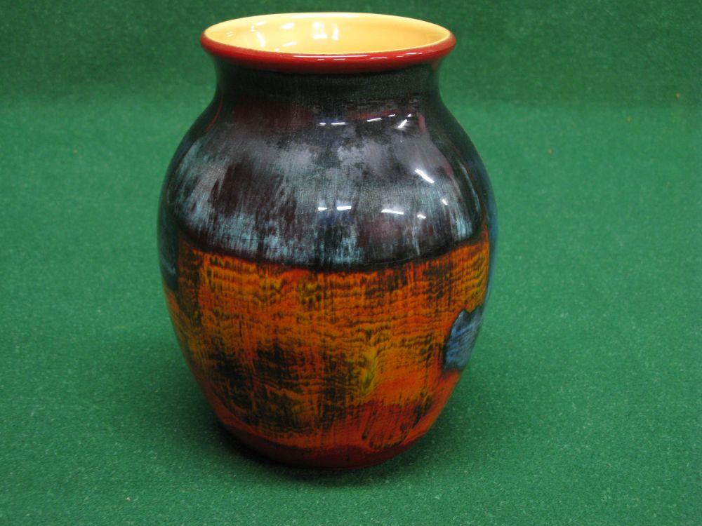 Poole Pottery Gemstone pottery vase - 9.75" tall Please note descriptions are not condition reports, - Image 2 of 4