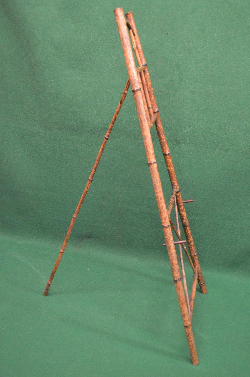 Bamboo picture easel having adjustable rests - 57" tall Please note descriptions are not condition - Image 2 of 2