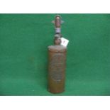 Petrolex Type B brass fire extinguisher made by Read & Campbell Ltd, London - 3.5" dia x 14.5"