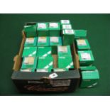 Box of approx twenty two boxed Lucas electrical fuel pumps Please note descriptions are not