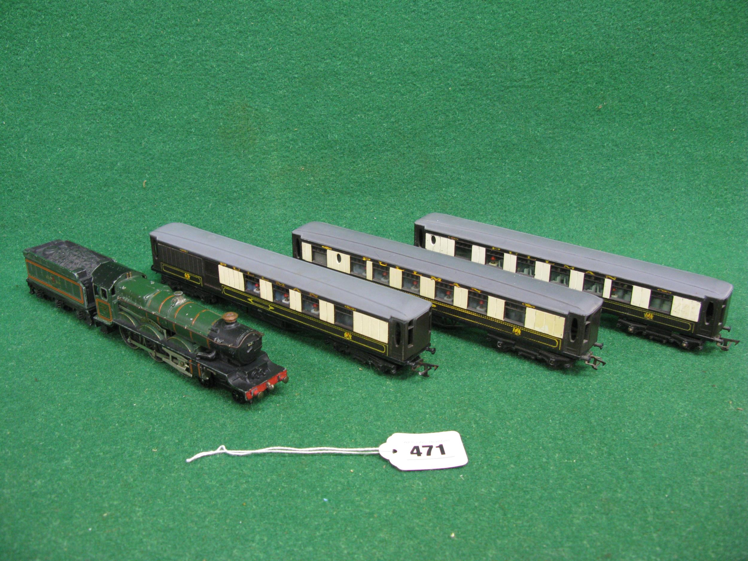 Hornby Dublo 2 Rail 4-6-0 tender locomotive No. 4075 Cardiff Castle in a protective box together - Image 2 of 3