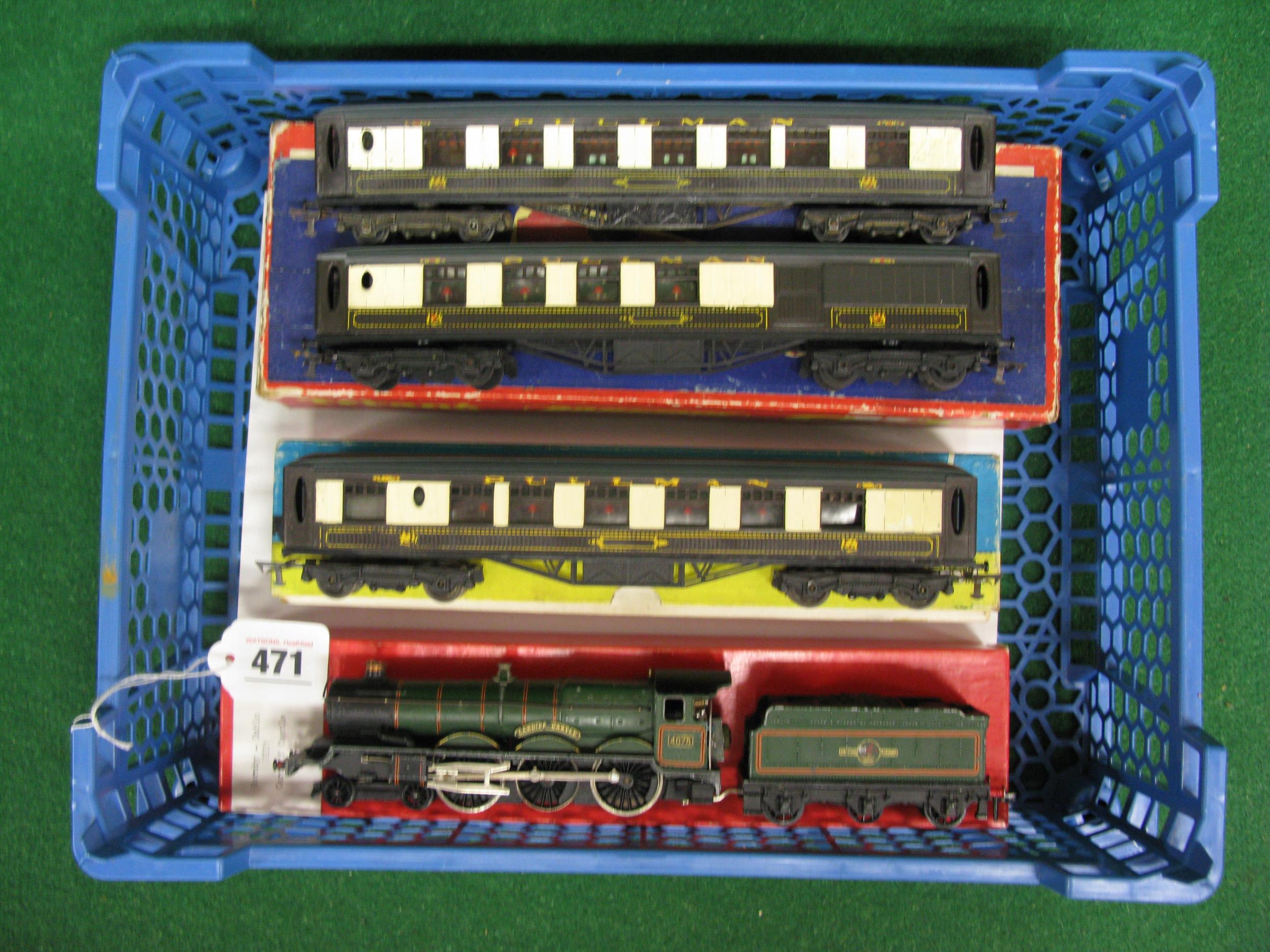 Hornby Dublo 2 Rail 4-6-0 tender locomotive No. 4075 Cardiff Castle in a protective box together - Image 3 of 3