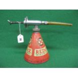 Redex conical oil and fuel additive shot gun - 6.25" dia at base x 9.5" tall Please note