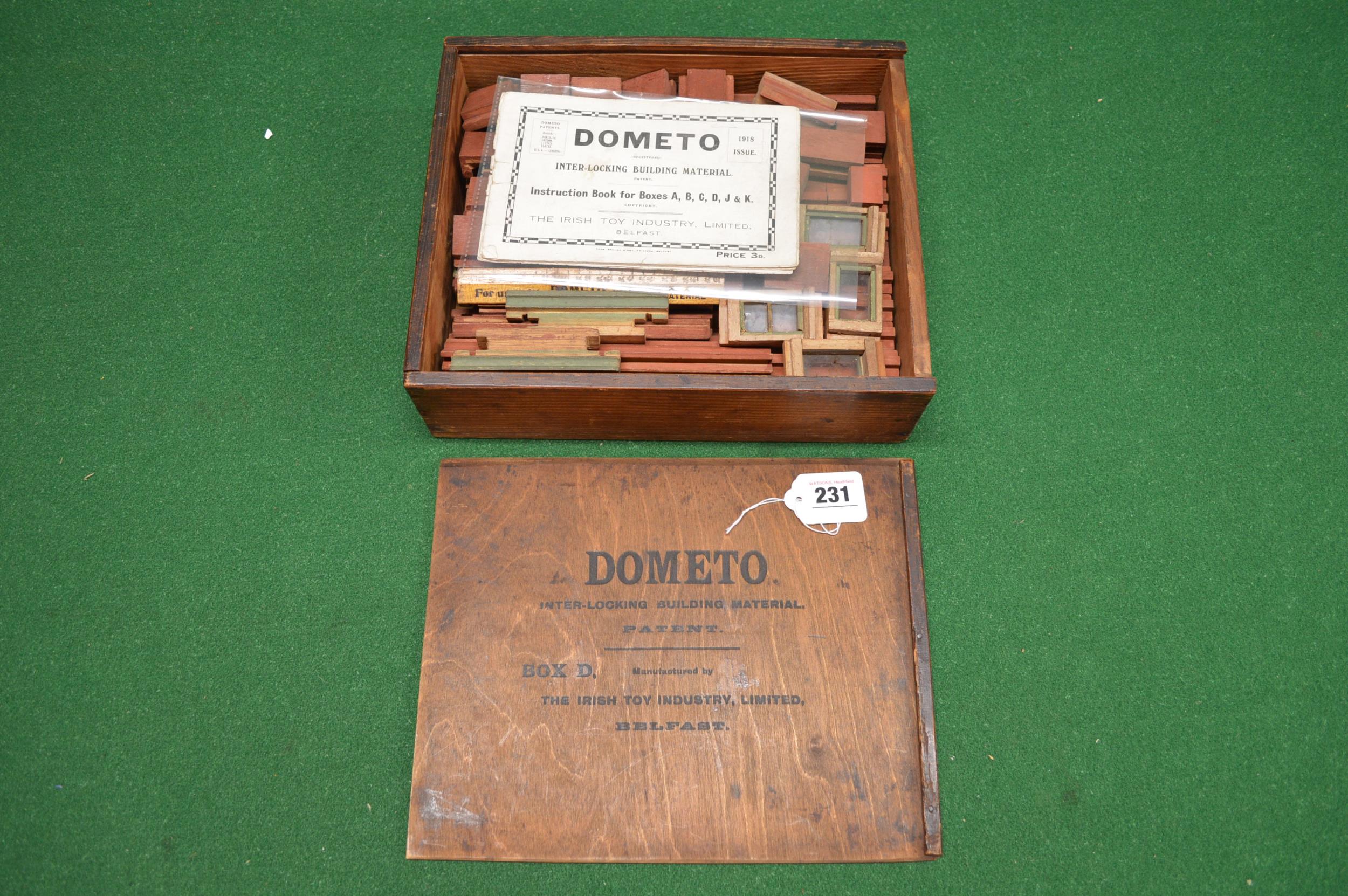 Eight Rupert annuals, Dometo interlocking building parts made in Ireland in 1918, a complete boxed - Image 2 of 3