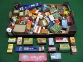 Box of assorted boxed automotive bulbs from various manufacturers Please note descriptions are not