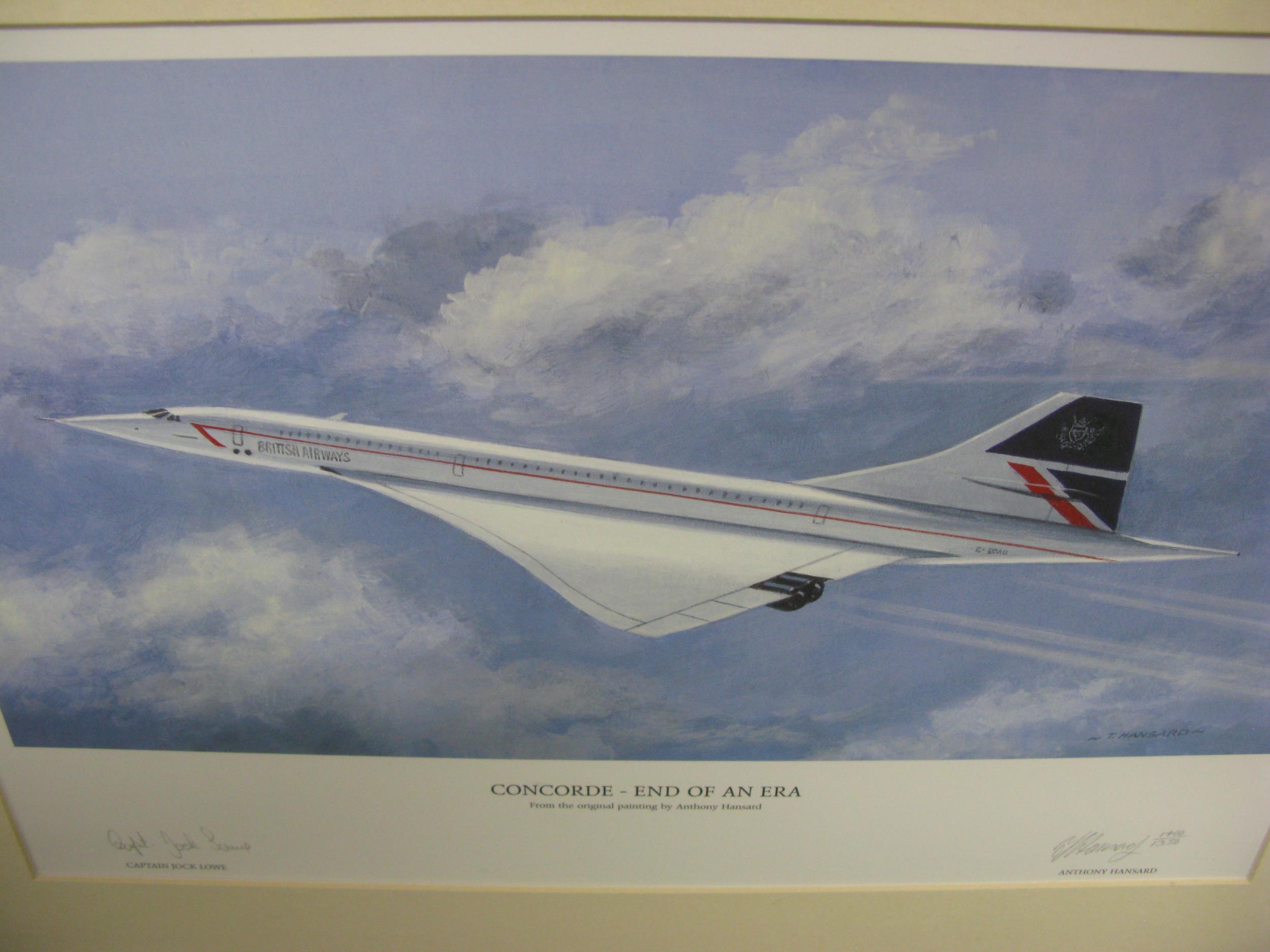 Two framed and glazed aircraft prints to comprise: Hurricanes by Robert Taylor, signed by Squadron - Image 3 of 3