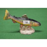 Beswick figure of a Golden Trout number 1246 - 6" tall Please note descriptions are not condition