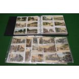 An album containing 495 used and unused postcards and photographs of local interest relating to