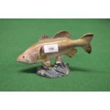 Beswick figure of a Large Mouthed Black Bass number 1266 - 4.75" tall Please note descriptions are