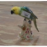 Beswick figure of a Parakeet No. 930 - 6" tall Please note descriptions are not condition reports,