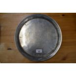 Black Starr & Frost Sterling silver circular tray 12" dia (20.8ozt) Please note descriptions are not