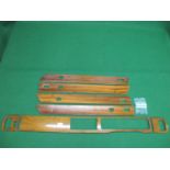 Seven pieces of wooden trim in good condition (make and marque of vehicle unknown) Please note