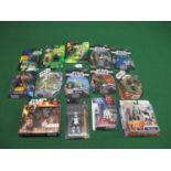 Fourteen boxed 1990's/2000's Star Wars figures to include: Saga Collection Luke Skywalker and