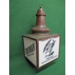 Large copper and opaque Perspex hanging lantern for Truman, Hanbury & Buton Beers & Ales,