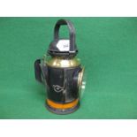 BR(W) four aspect guards hand lamp with circular burner and makers plate for G Polkey Ltd,